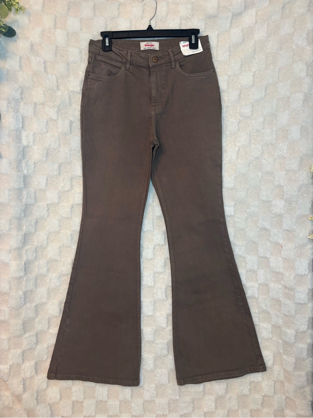 Wrangler Women's Brown Flared/ Bell bottom Jeans